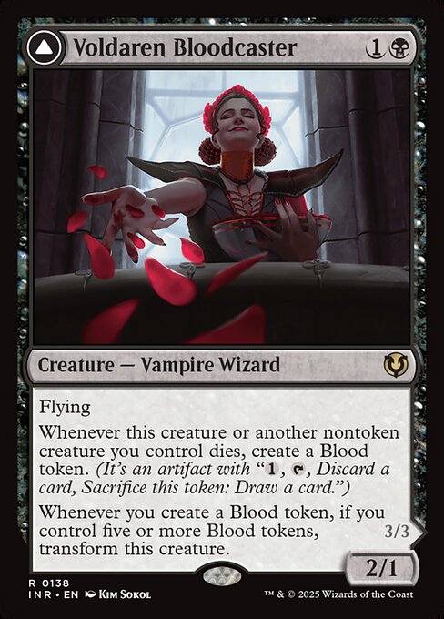 Voldaren Bloodcaster // Bloodbat Summoner - Innistrad Remastered - 138