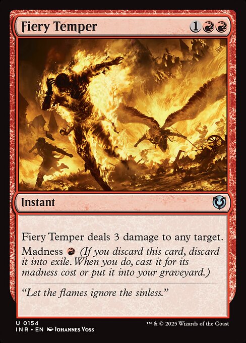 Fiery Temper - Innistrad Remastered - 154