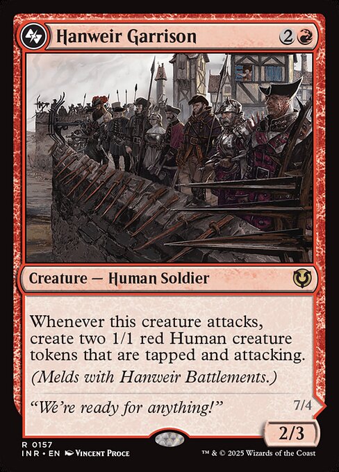 Hanweir Garrison // Hanweir, the Writhing Township - Innistrad Remastered - 157