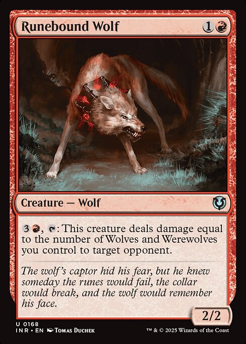 Runebound Wolf - Innistrad Remastered - 168