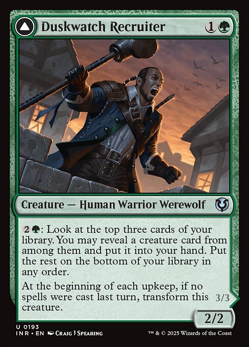 Duskwatch Recruiter // Krallenhorde Howler - Innistrad Remastered - 193