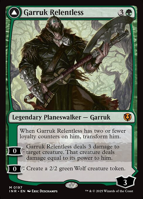 Garruk Relentless // Garruk, the Veil-Cursed - Innistrad Remastered - 197