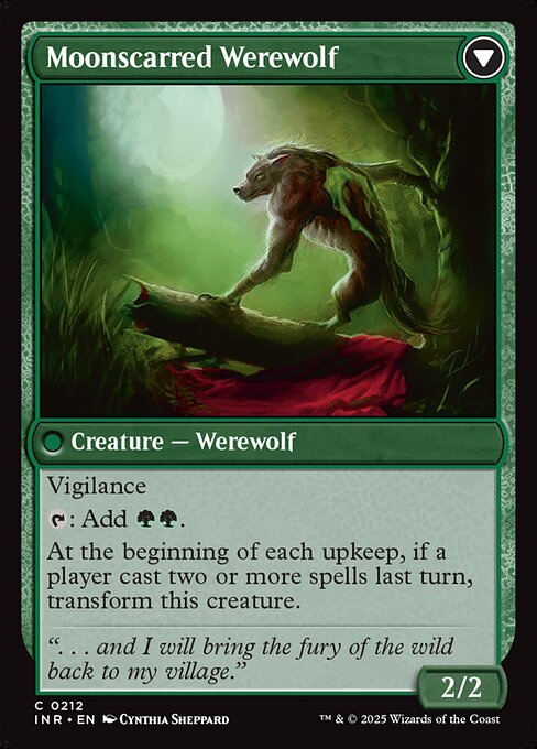 Scorned Villager // Moonscarred Werewolf - Innistrad Remastered - 212