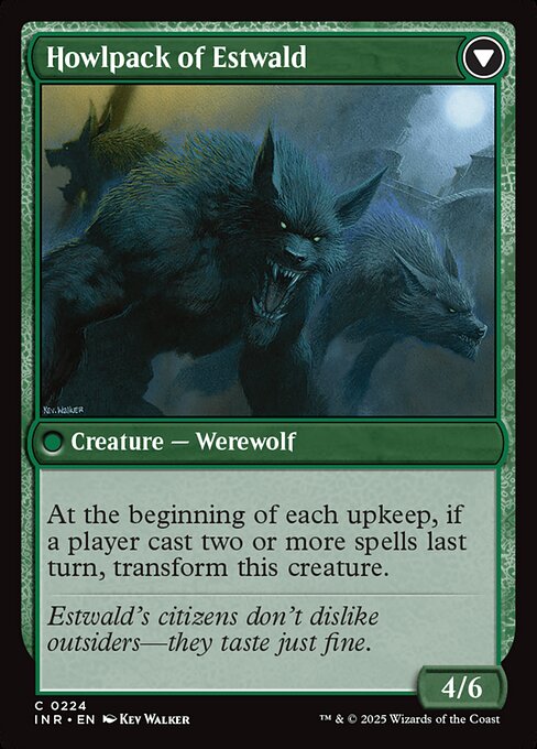 Villagers of Estwald // Howlpack of Estwald - Innistrad Remastered - 224