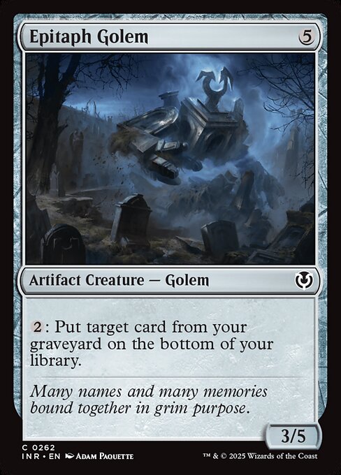 Epitaph Golem - Innistrad Remastered - 262