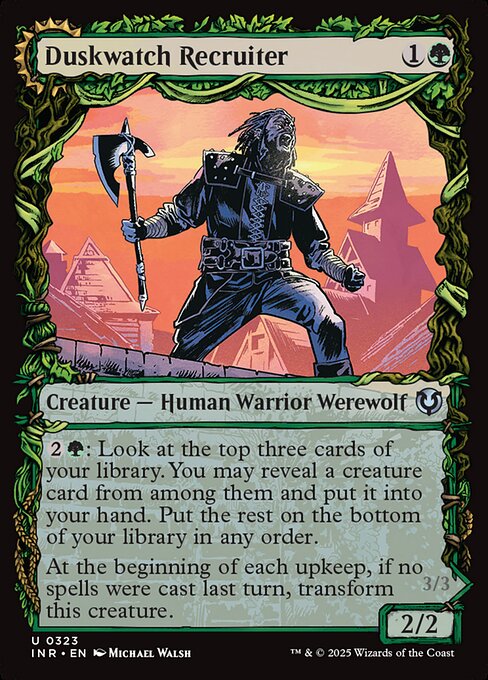 Duskwatch Recruiter // Krallenhorde Howler - Innistrad Remastered - 323