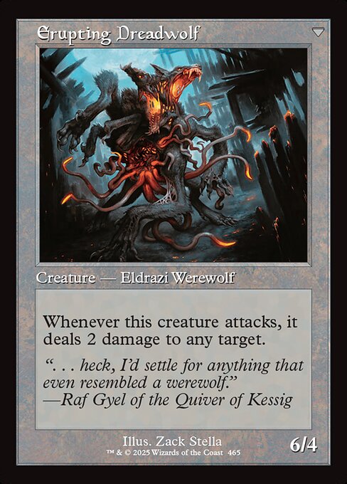 Smoldering Werewolf // Erupting Dreadwolf - Innistrad Remastered - 465