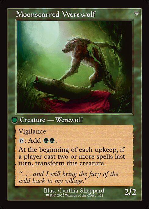 Scorned Villager // Moonscarred Werewolf - Innistrad Remastered - 468