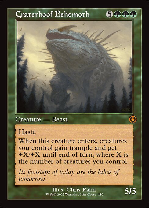 Craterhoof Behemoth - Innistrad Remastered - 480