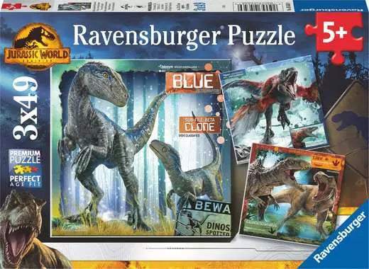 Jurassic World Dominion 3x49pcs