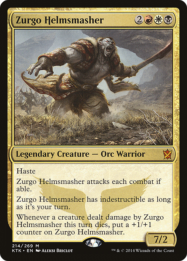 Zurgo Helmsmasher - Khans of Tarkir - 214