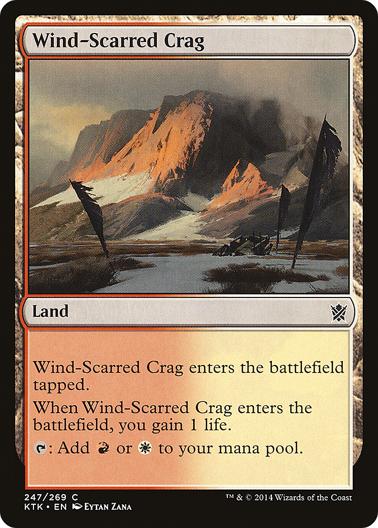 Wind-Scarred Crag - Khans of Tarkir - 247