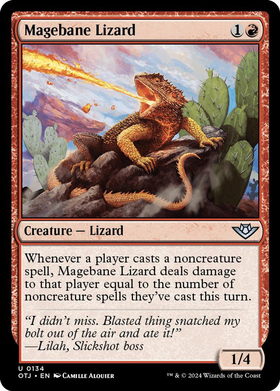 Magebane Lizard - Outlaws of Thunder Junction - 134