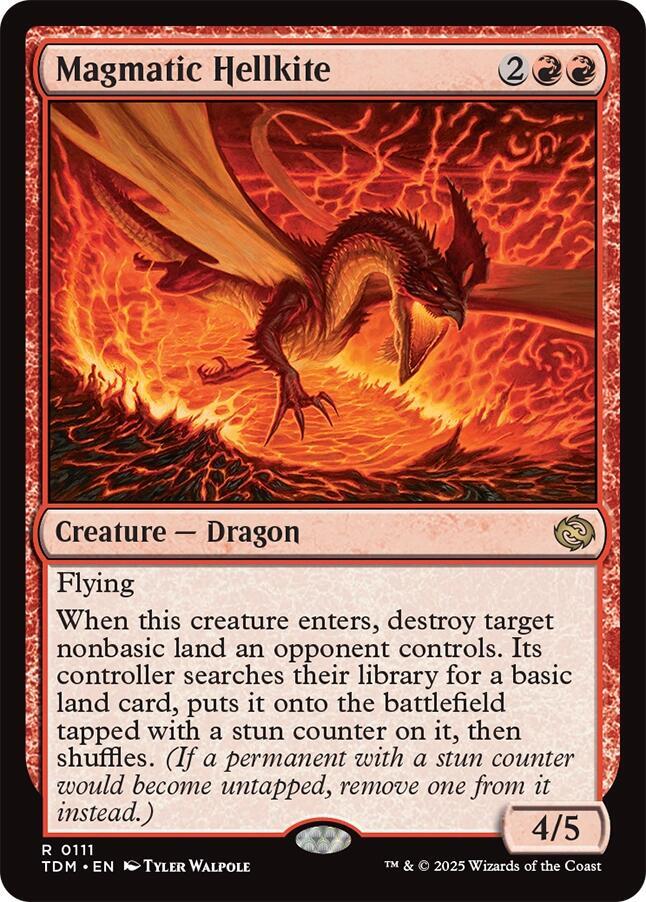 Magmatic Hellkite - Tarkir: Dragonstorm - 111
