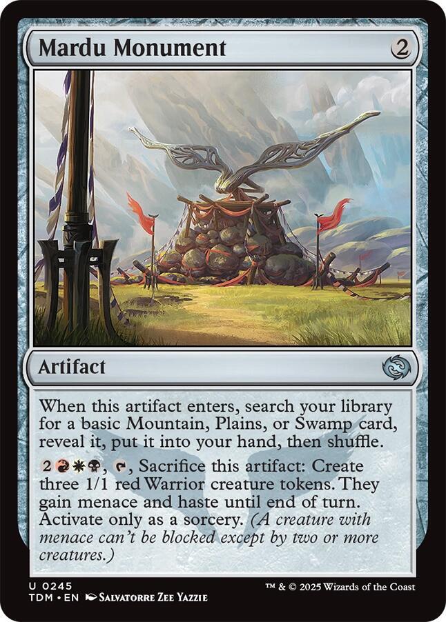 Mardu Monument - Tarkir: Dragonstorm - 245