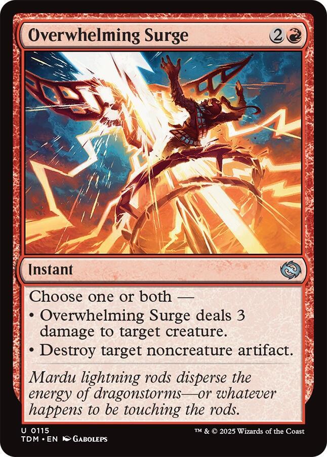 Overwhelming Surge - Tarkir: Dragonstorm - 115