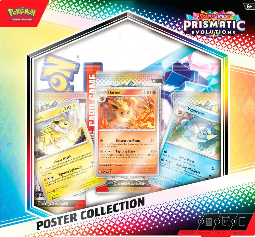 Pokemon SV8.5 Prismatic Evolutions Poster Collection **Pre Order**