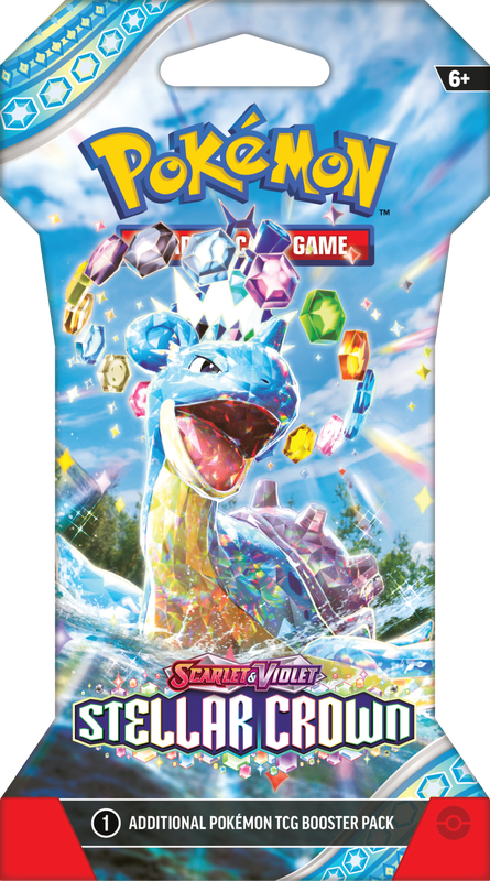 Pokemon SV7 Stellar Crown: Booster Pack (Sleeved)