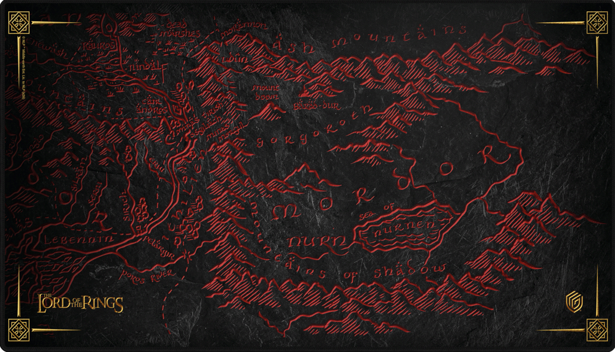 UG PLAYMAT LOTR PLACES OF MIDDLE EARTH - MORDOR **PRE ORDER**