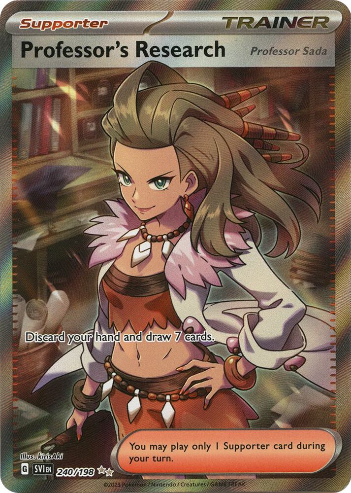 Professor's Research - 240/198 - SV01: Scarlet & Violet Base Set