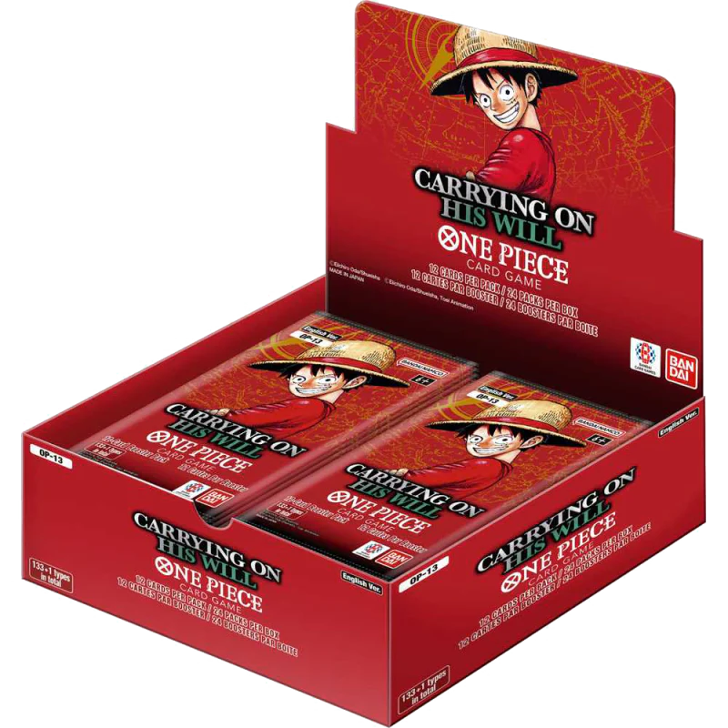 One Piece Card Game - OP13 - Carry On His Will - Booster Box ** Pre-Order **