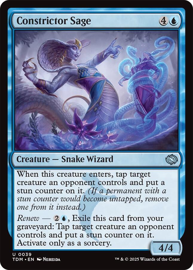 Constrictor Sage - Tarkir: Dragonstorm - 39