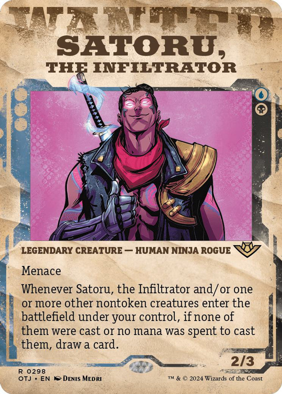 Satoru, the Infiltrator - Outlaws of Thunder Junction - 298