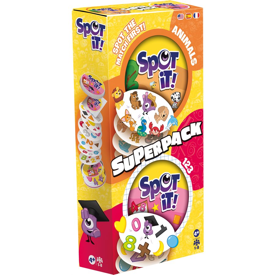 Spot It! - Super Pack Animals/1,2,3