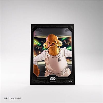 Star Wars Unlimited - Art Sleeves: Admiral Ackbar **Pre Order**