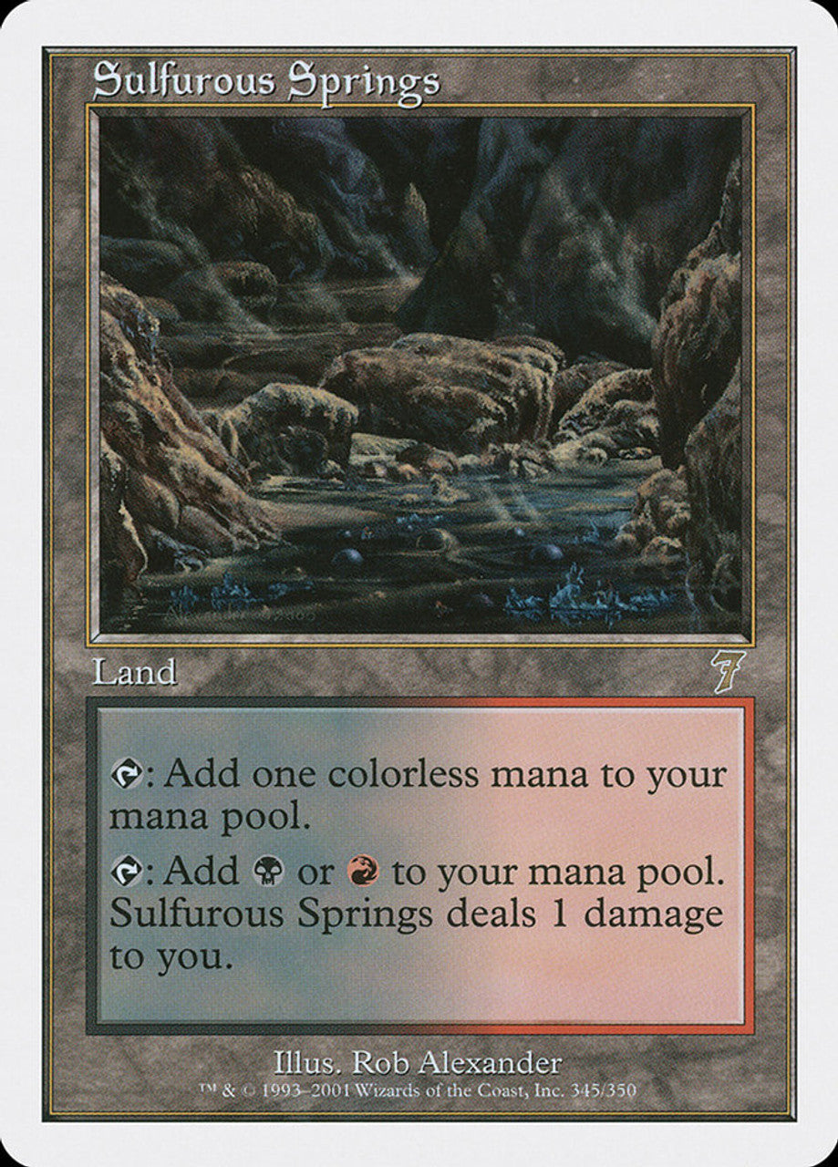 Sulfurous Springs - Seventh Edition - 345