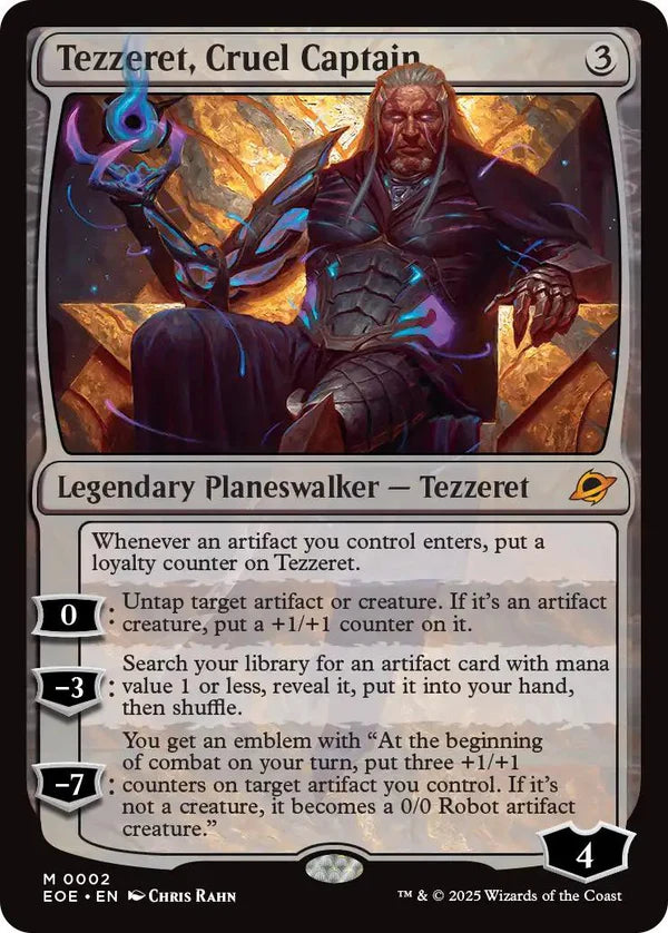Tezzeret, Cruel Captain - Edge of Eternities (EOE) - 2
