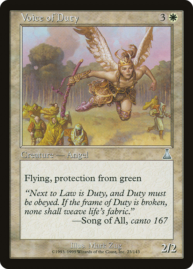 Voice of Duty - Urza's Destiny - 23