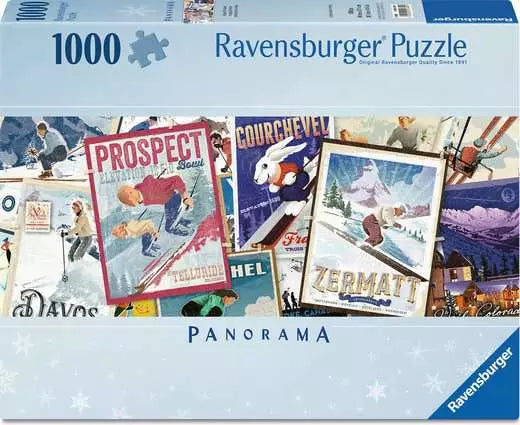 Vintage Ski Posters 1000pcs