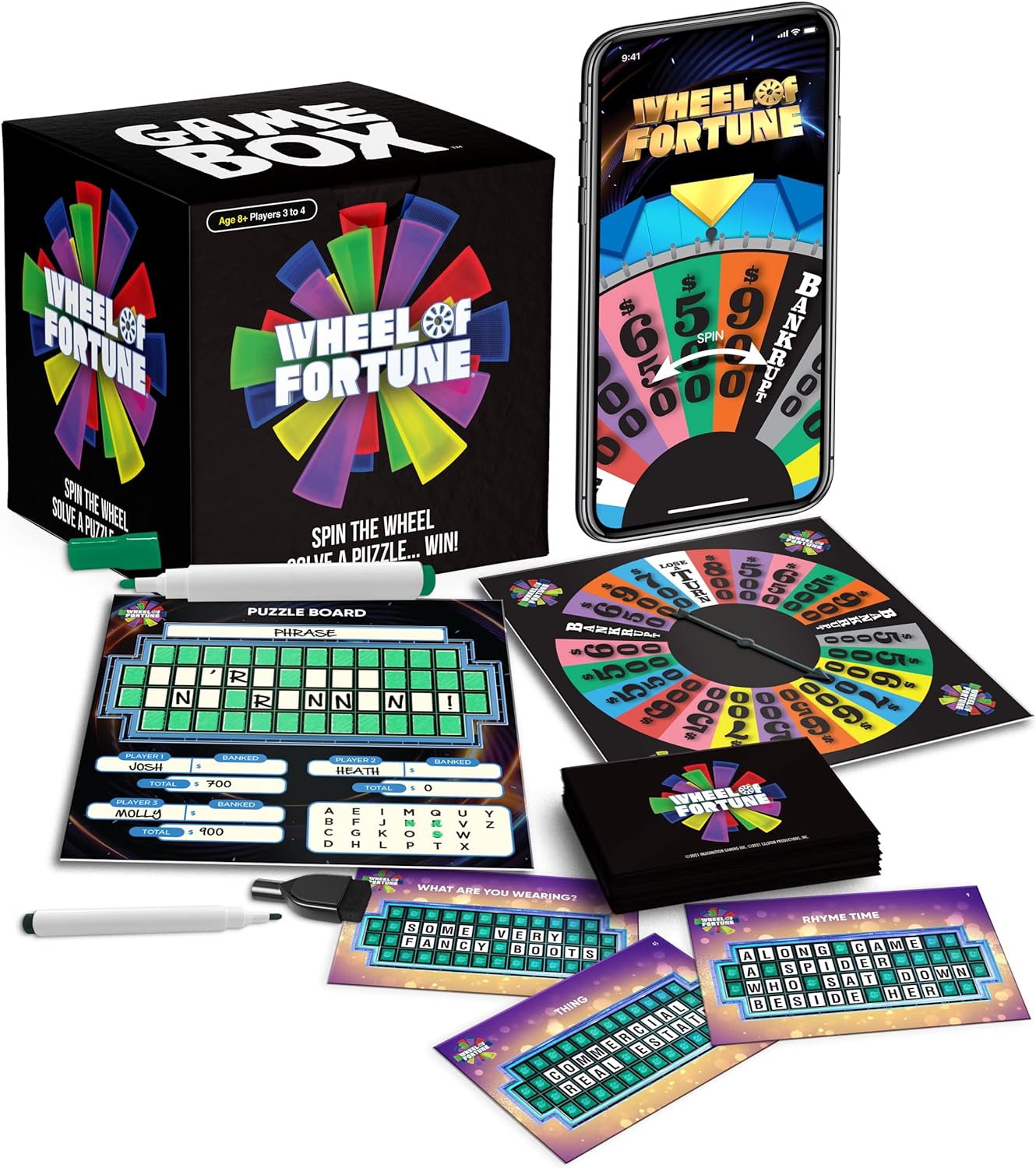 Wheel of Fortune Game Box